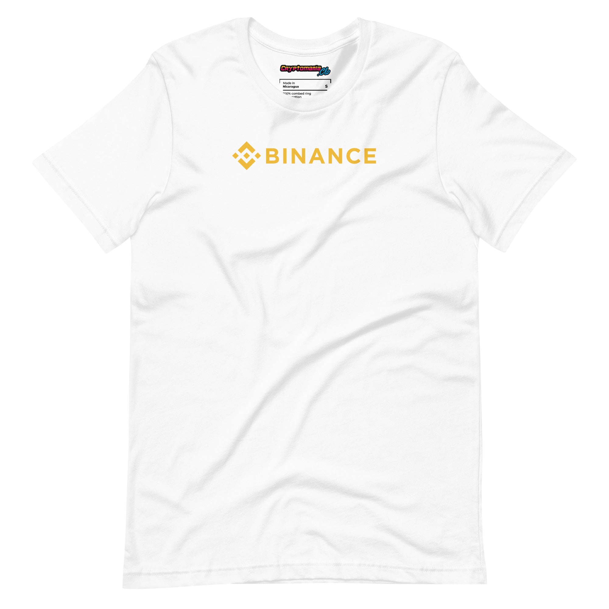BINANCE LOGO NAME T-SHIRT