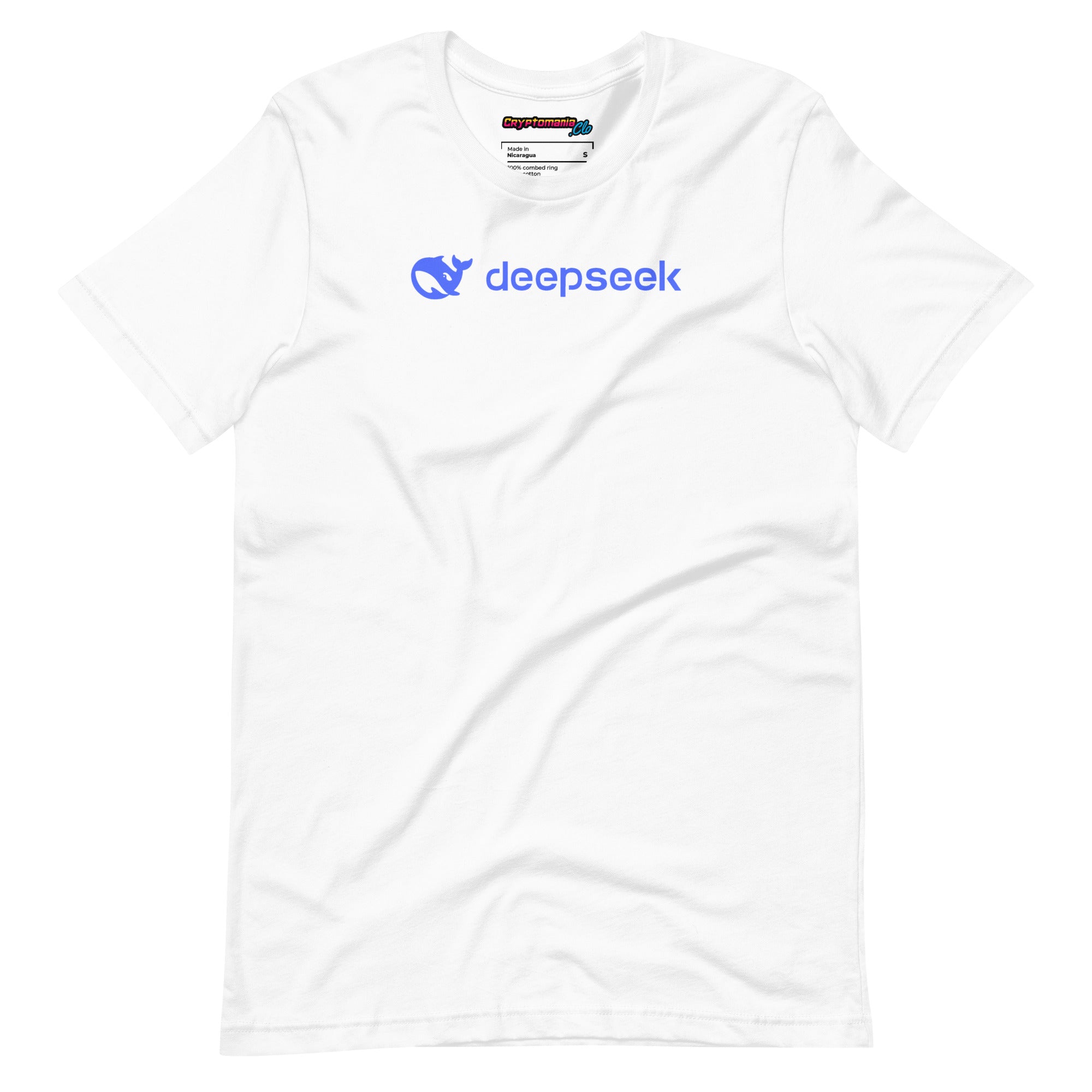 DEEPSEEK AI LOGO NAME T-SHIRT