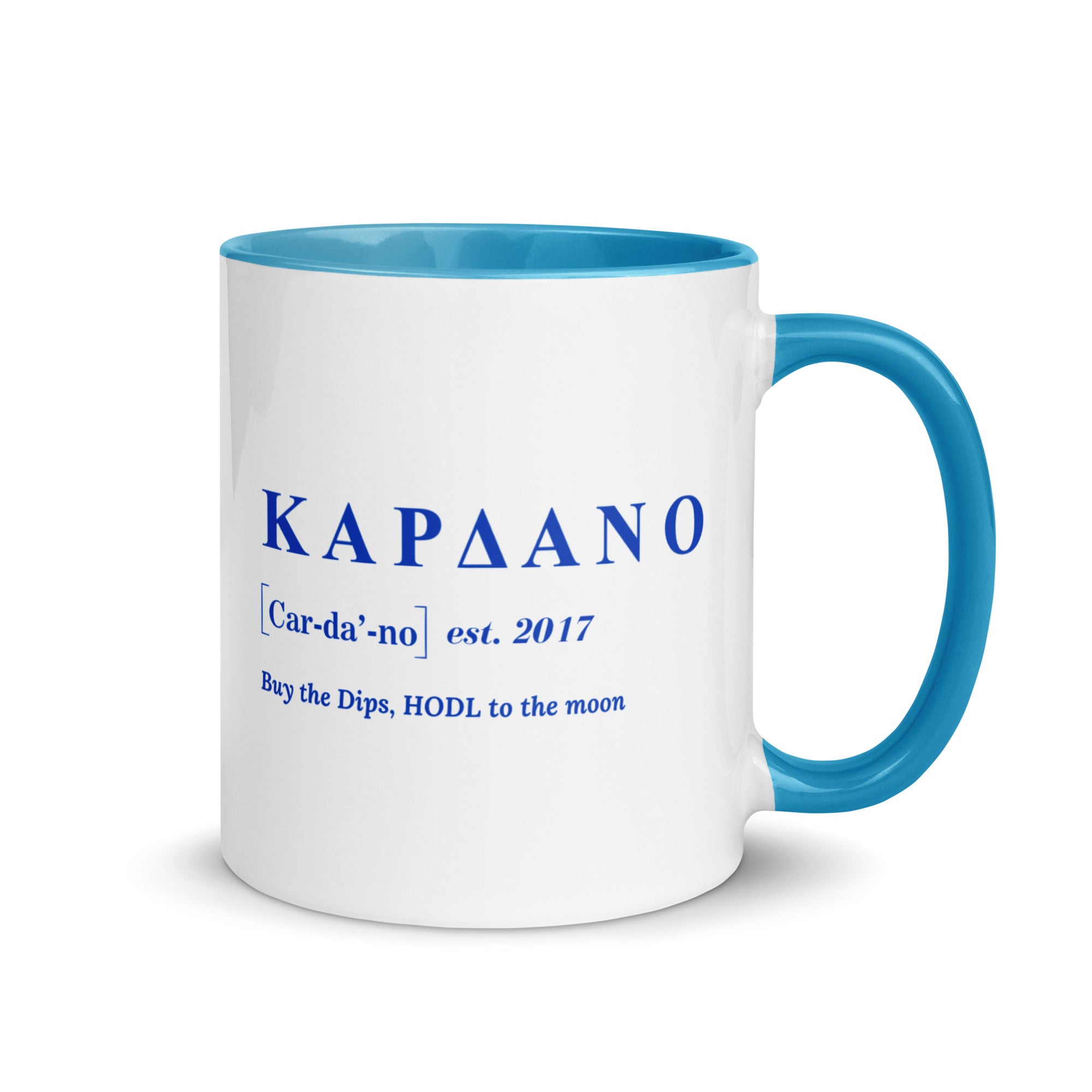 CARDANO (ADA) IN GREEK MUG