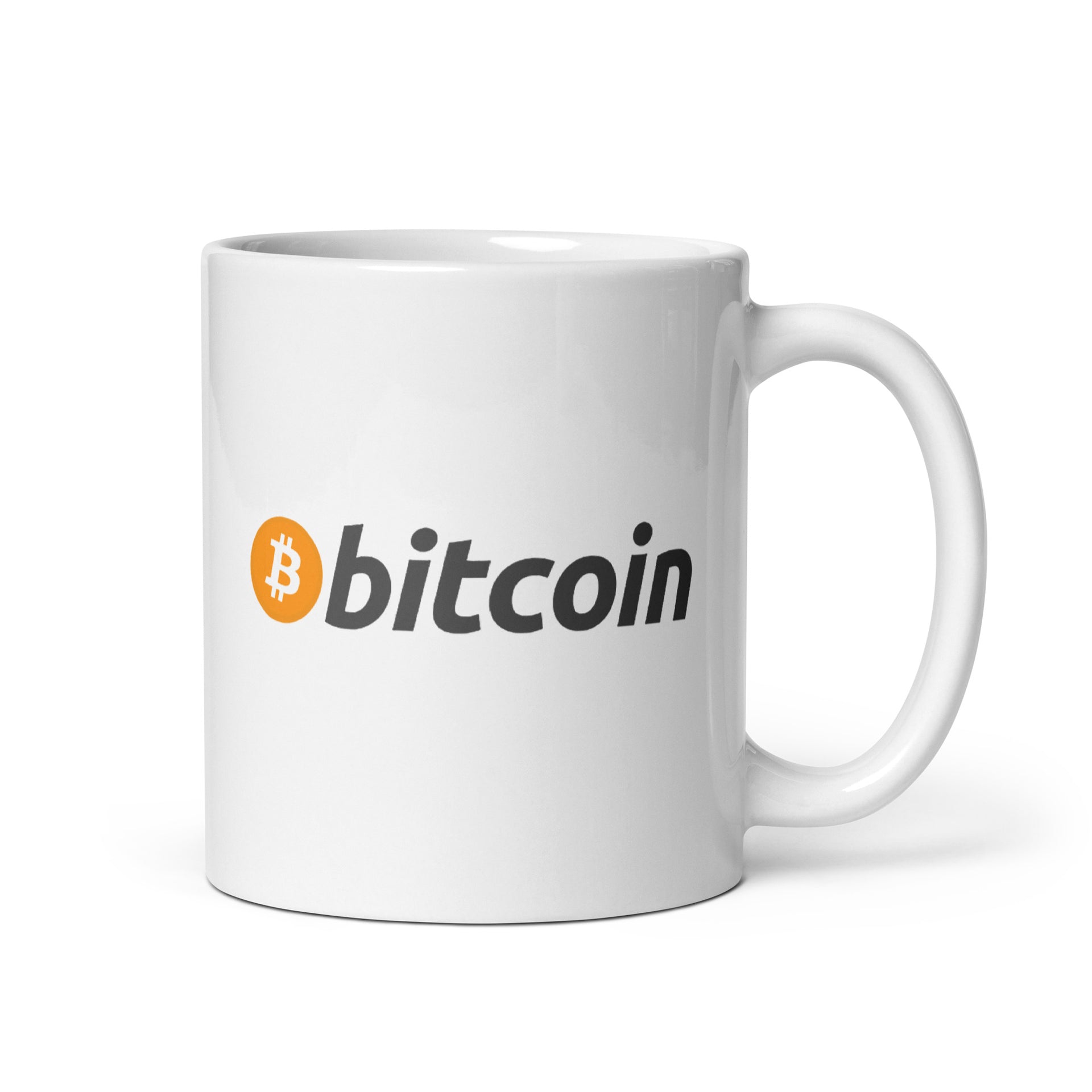 BITCOIN (BTC) LOGO NAME MUG
