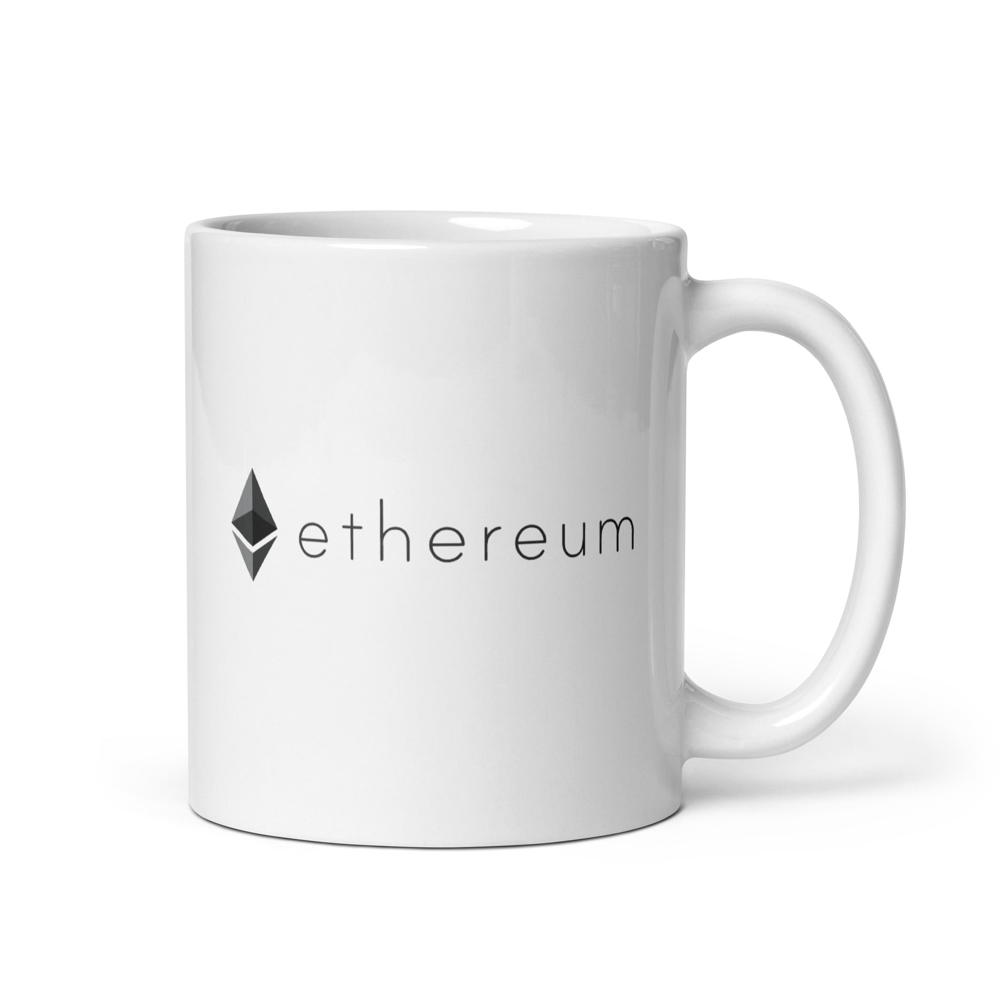ETHEREUM (ETH) LOGO NAME MUG
