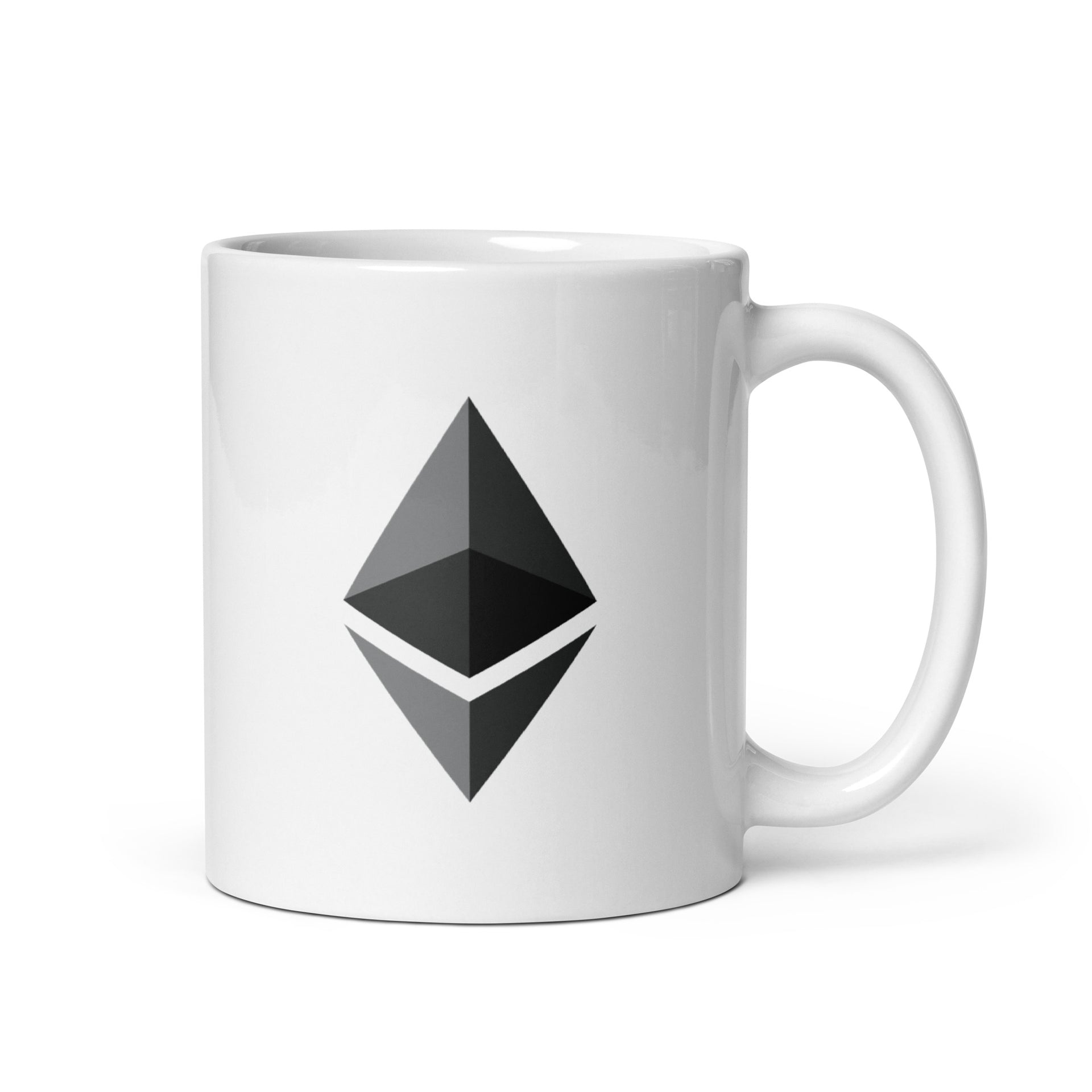 ETHEREUM (ETH) GREY LOGO MUG
