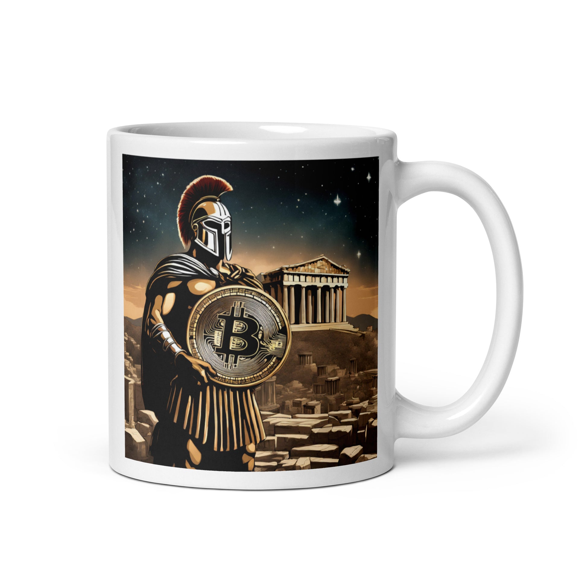 BITCOIN (BTC) SPARTAN MUG
