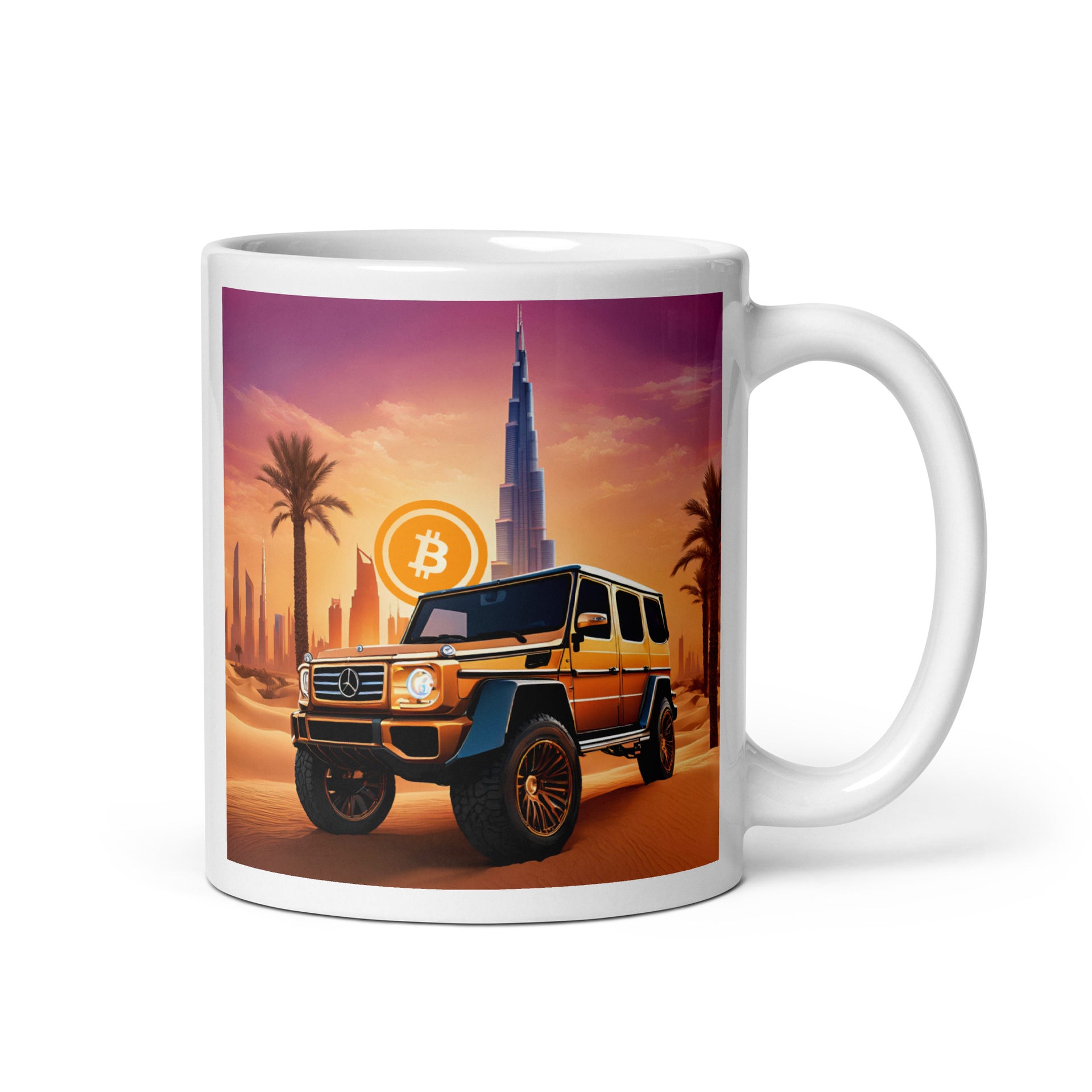 BITCOIN (BTC) TOP G BURJ KHALIFA MUG
