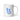 Tezos XTZ Crypto Mug for Blockchain Innovation Fan Tezos ceramic coffee cup — front product view on white background