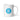 THETA Network Crypto Mug for Web3 Streaming Cultur — premium Theta ceramic mug, front view showing complete design