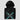 Folded black XRP No Limits Hoodie with a close-up of the chest print